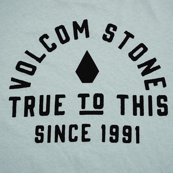 volcom - mint / black logo baby tee - Picture 4 of 6